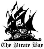 Logotipo de Thepiratebay.org, el que fuera mayor portal de descargas del mundo.